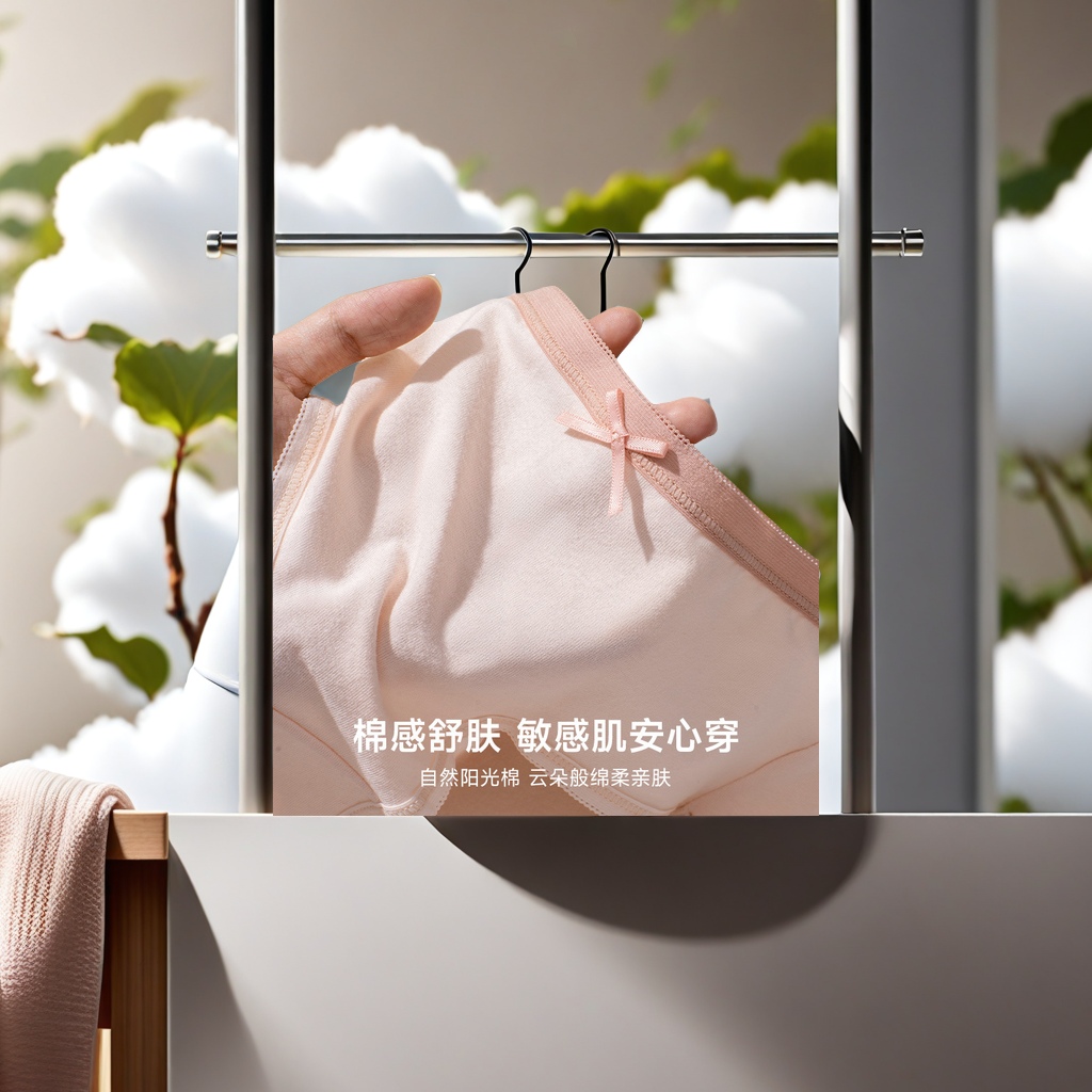 Autumn and winter cloud-like cotton women's Underwear 7A Antibacterial silk crotch skin-friendly breathable mid-waist triangle underwear for women Specification image