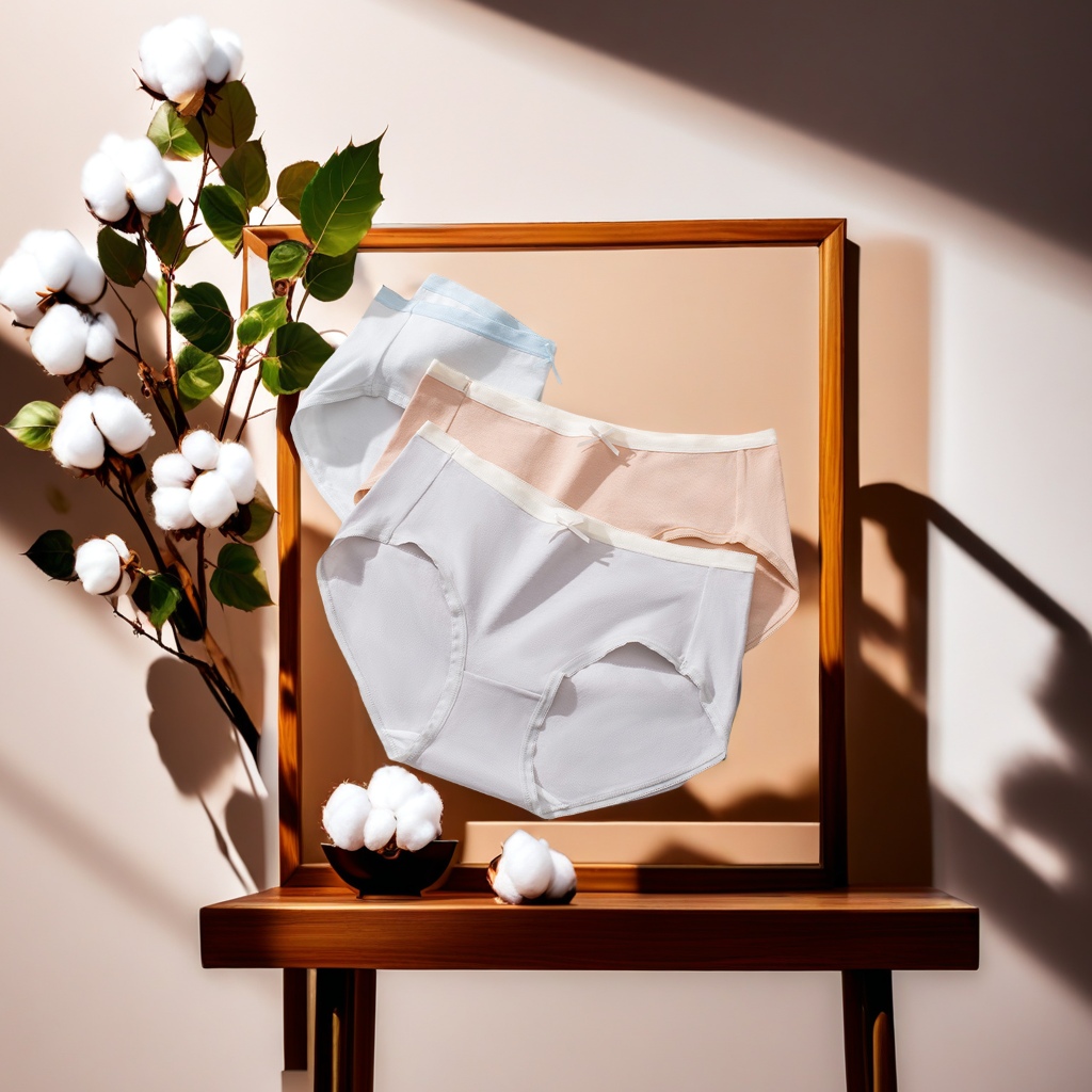 秋冬新款女士云感棉7A抑菌蚕丝里裆亲肤透气中腰三角内裤 女士舒适透气内裤三角裤