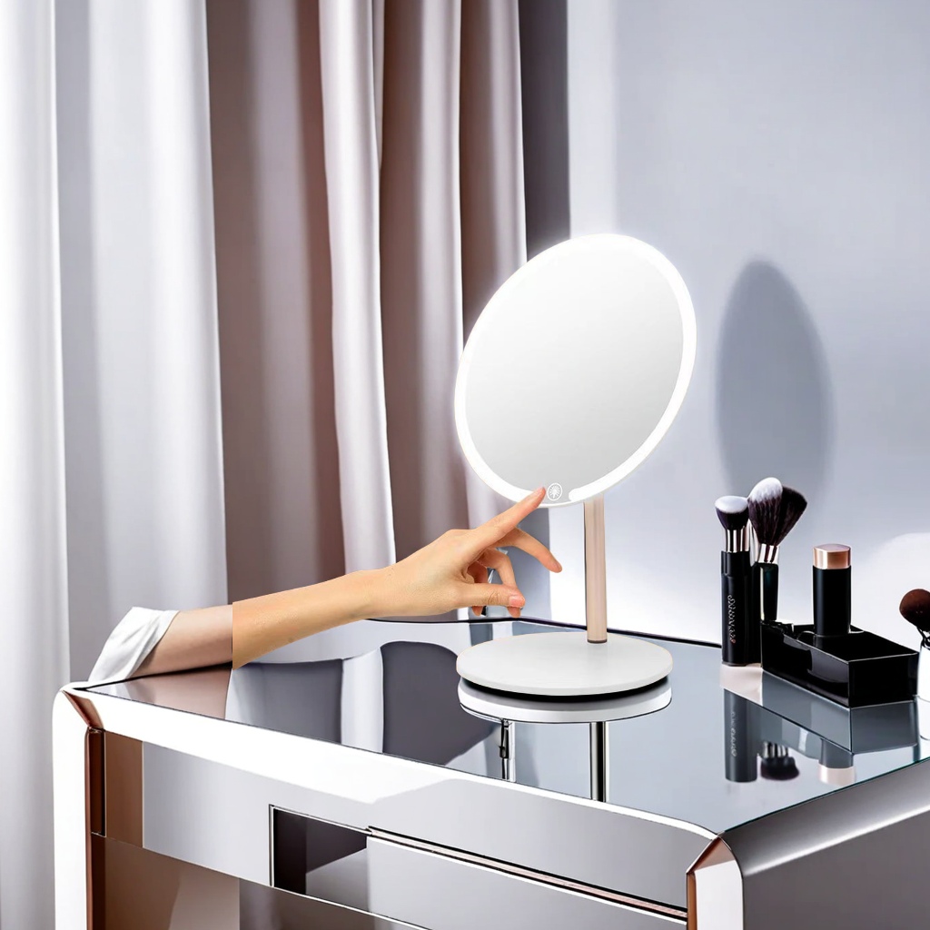 面包镜/镜子/化妆镜/流沙随身镜/镜子卫生产品图