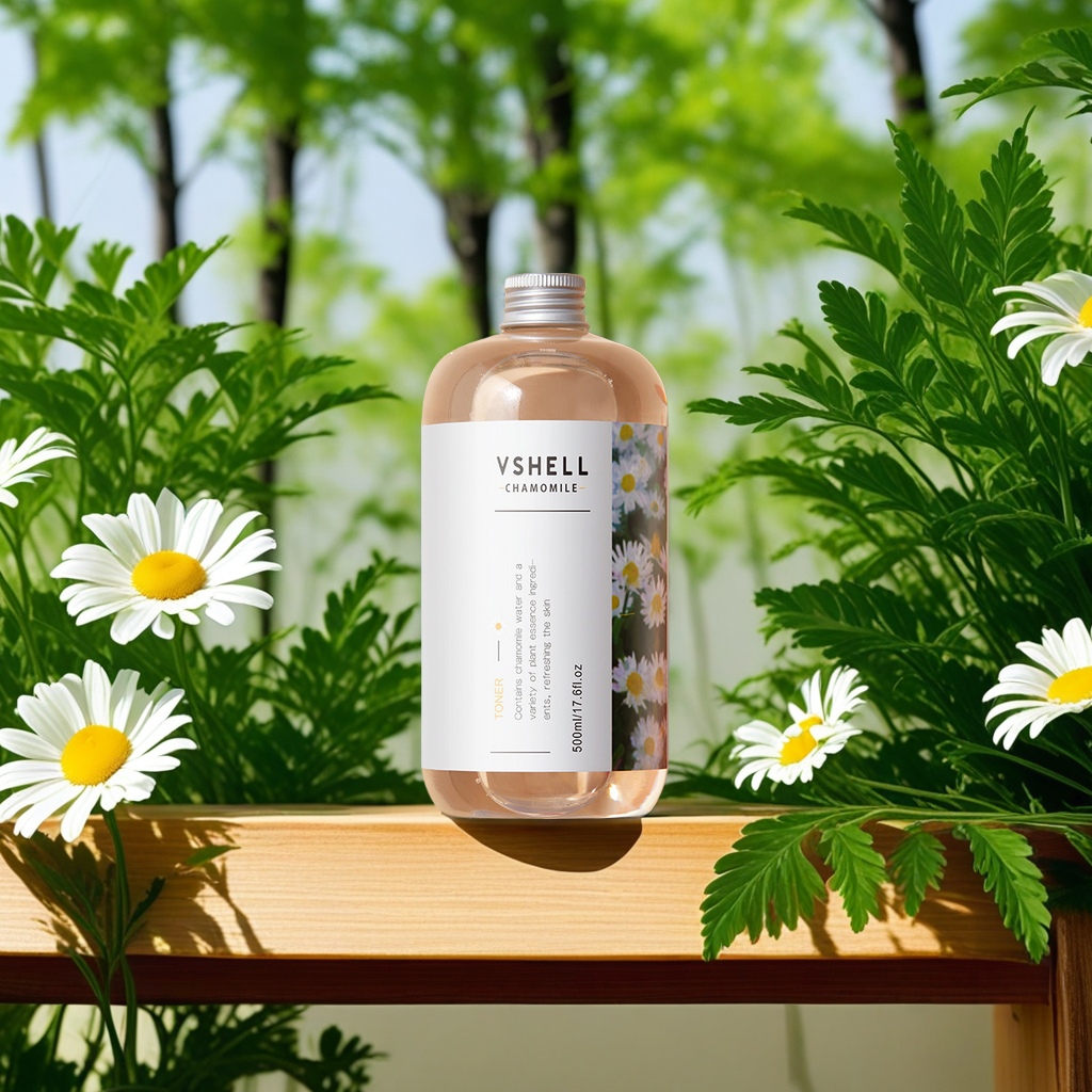 Plant Shellfish And Chamomile Moisturizing Toner Lotion Moisturizing Essence Tender Skin Lotion Pore Closing Skin Care Wholesale Mild Non-Irritating Suitable For All Skin Types Item Picture