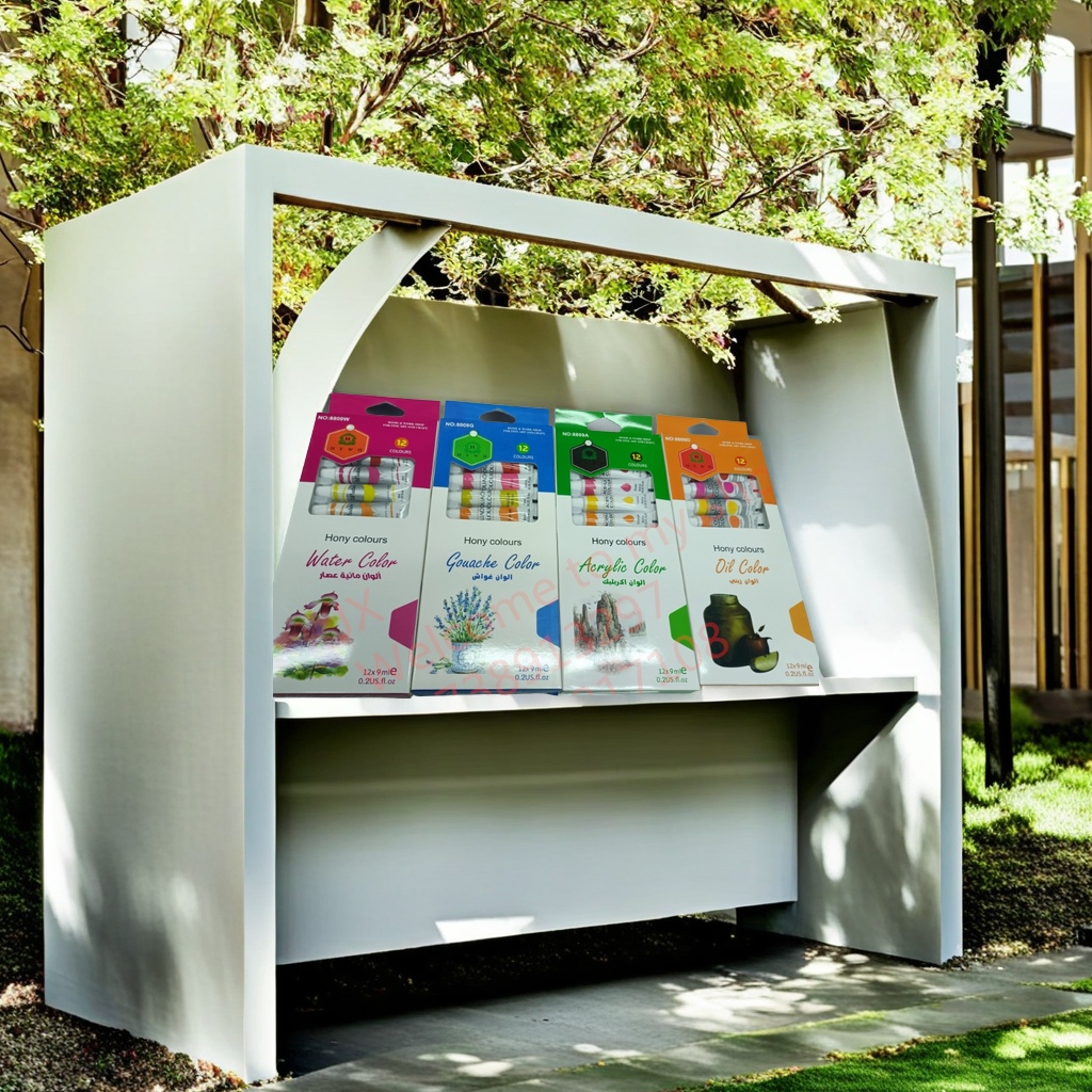 美术颜料实物图