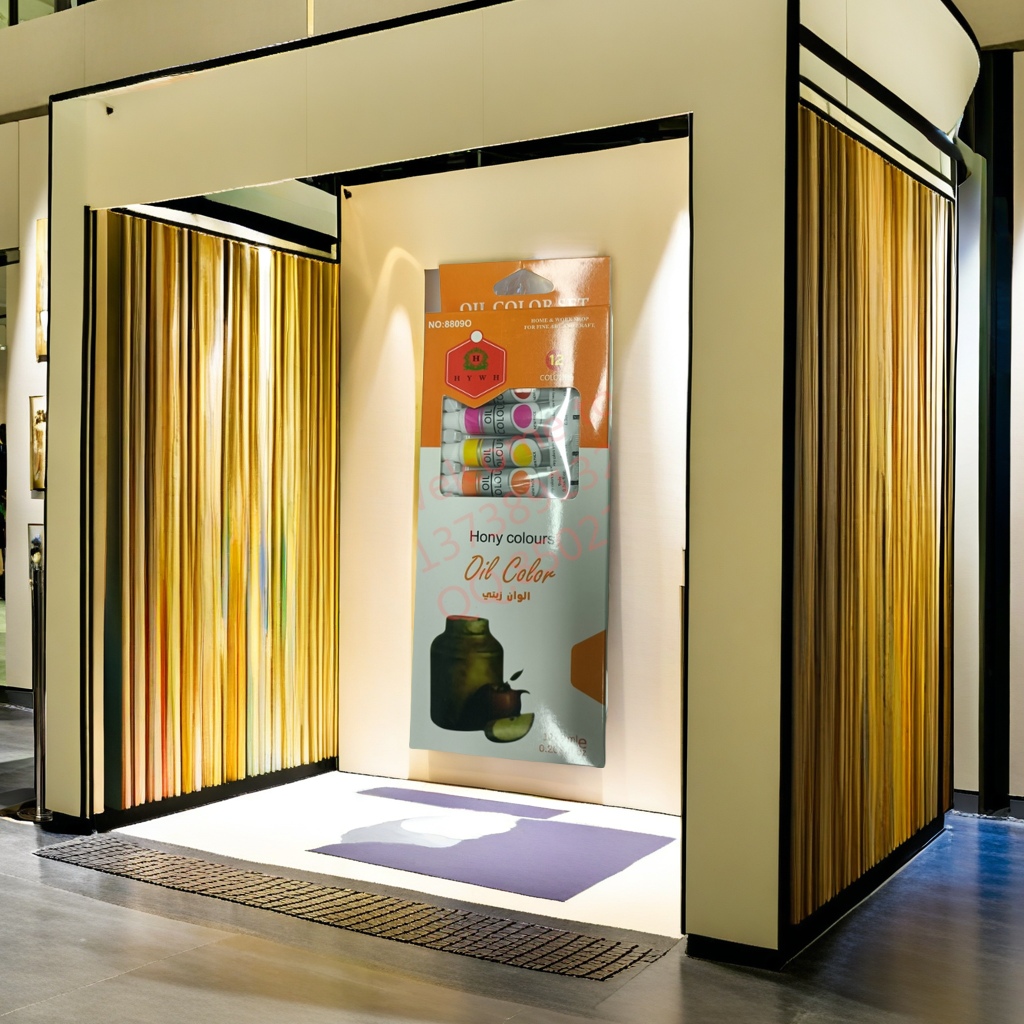 颜料白底实物图