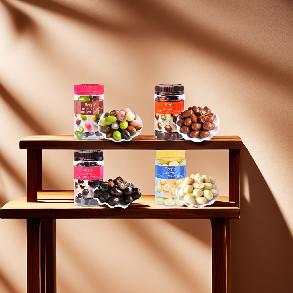 Malaysian original imported Beryl's milk chocolate Almond candy 370g, multiple flavors to choose from, enjoy the sweetness of other types of delicacies details Picture