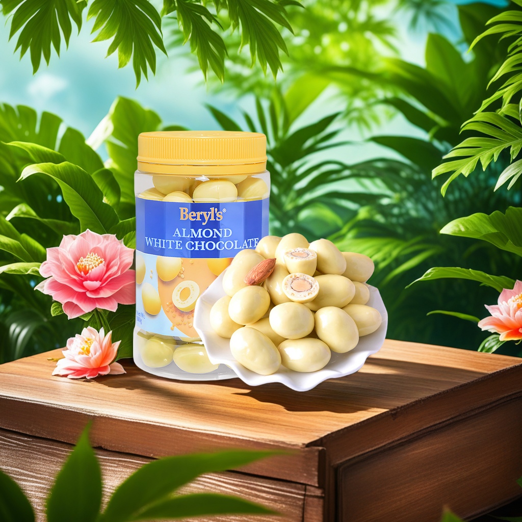 Malaysian original imported Beryl's milk chocolate Almond candy 370g, multiple flavors to choose from, enjoy the sweetness of other types of delicacies Item Picture