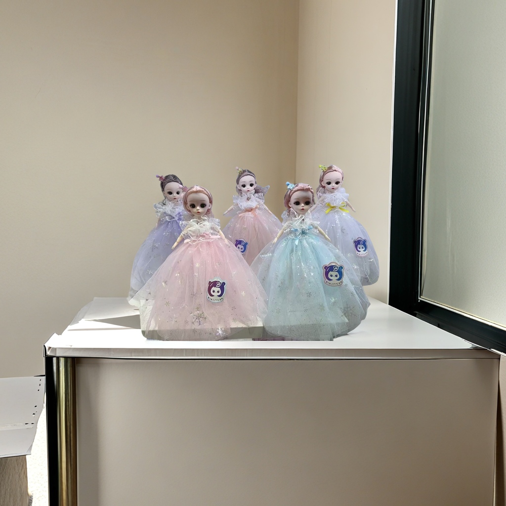 Youdaoplaceholder0 12-inch beautiful princess doll perfect birthday gift for girls cute playmate dreamy pink outfit