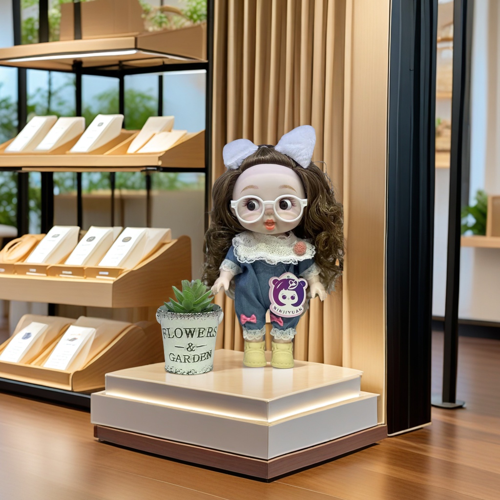 Anime figurine toys, 30cm tall glasses doll, exquisite model collection, cute and adorable character figurines, decorative ornaments