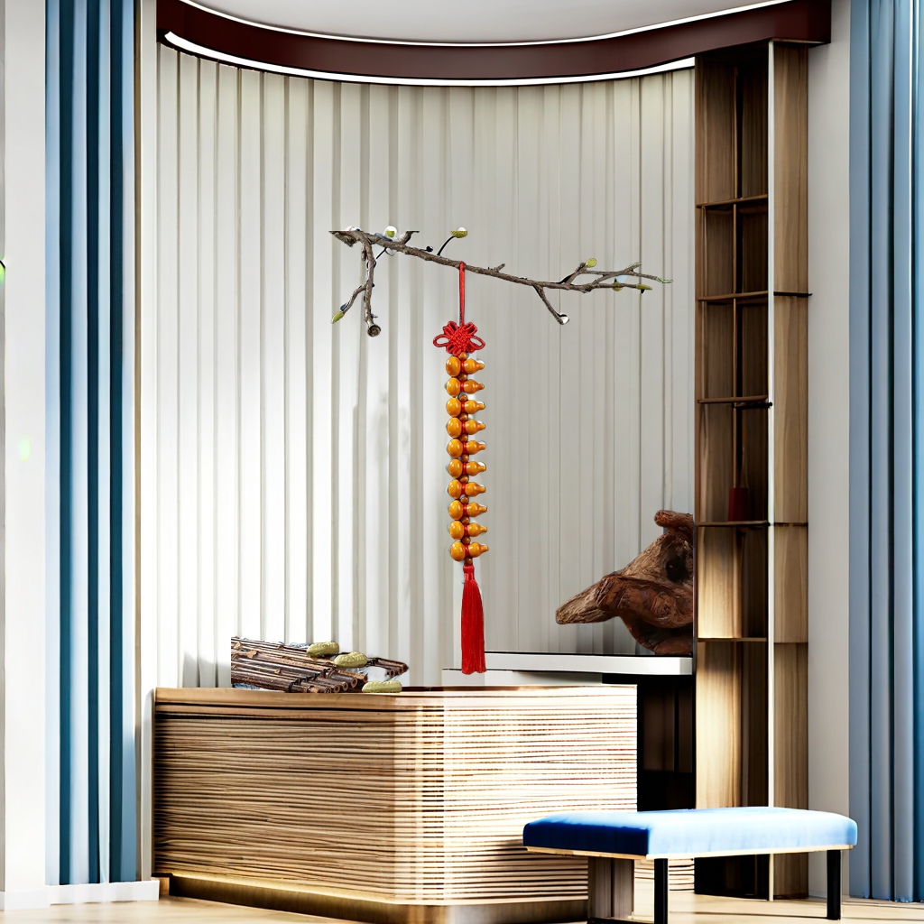 十全十美福禄葫芦挂件 中国结工艺品车饰 美观大方吉祥车内装饰产品图