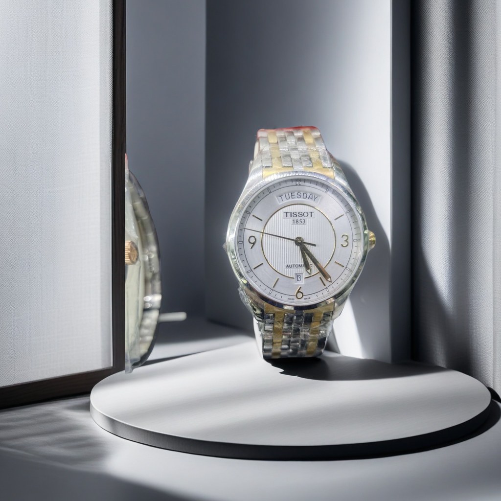 全自动机械表白底实物图