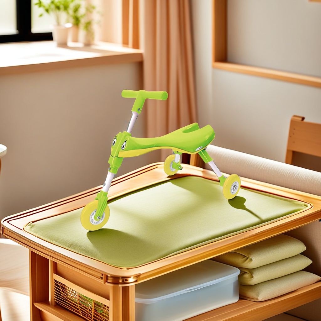 Factory direct sales of new children's baby walkers, three-wheel balance bikes for boys and girls, foldable mantis bikes, toy baby walkers wholesale. Safe and stable, helping babies learn to walk Specification image