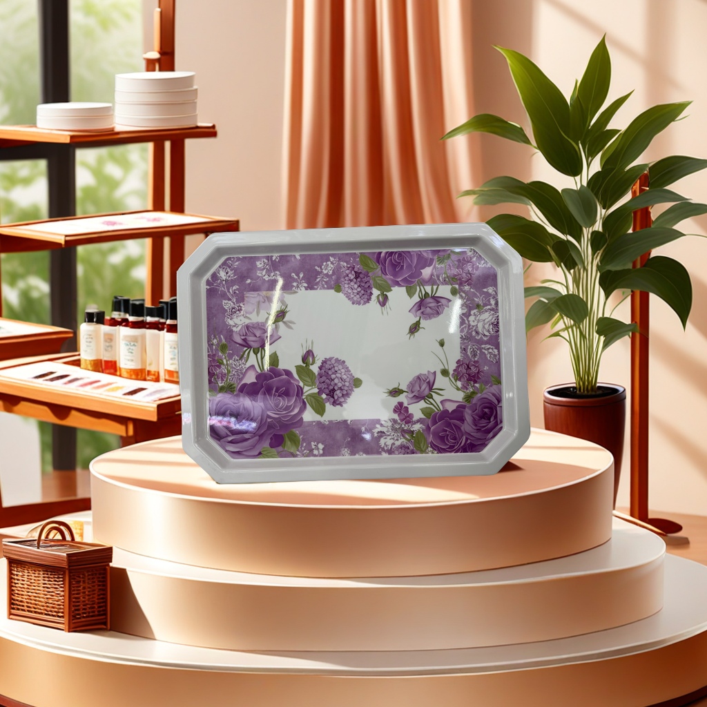 A3 Supersized 17-inch high-end tray Middle Eastern style luxury dinner plate home hotel special wear-resistant and durable plate tableware dinner plate full figure