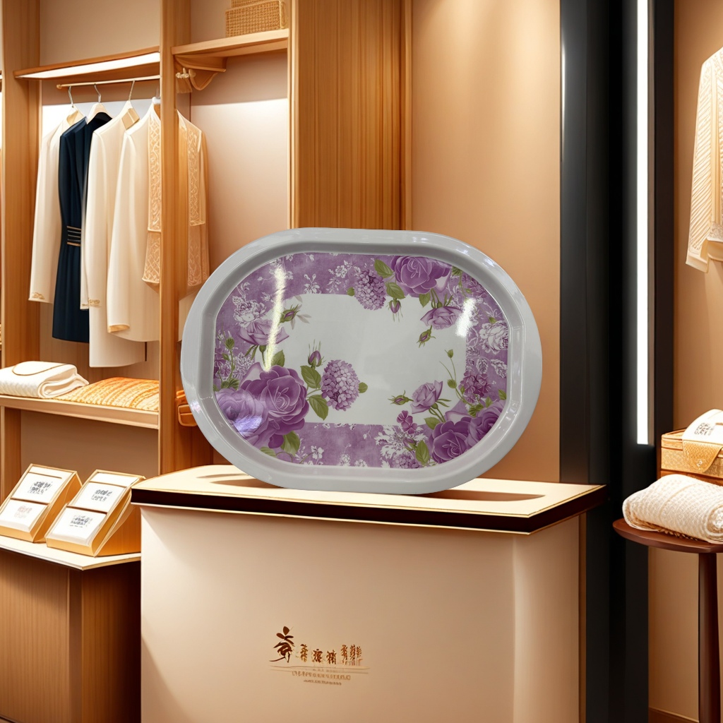 17寸美耐皿欧美风格超大号高端餐具 简约大气耐用家用餐盘