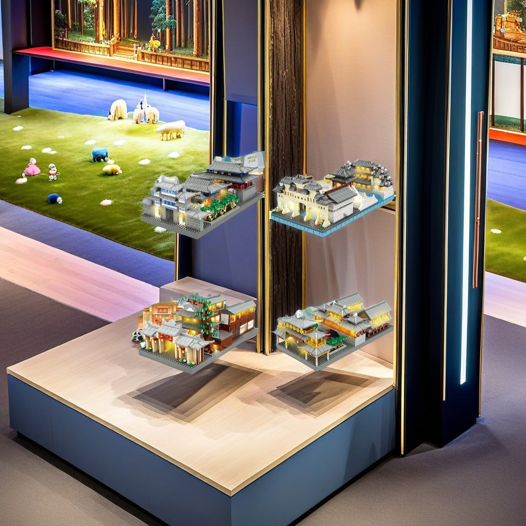 Creative building blocks for children's toys, educational transformation metal and steel toys, parent-child interaction, enhancing imagination, assembly fun details Picture