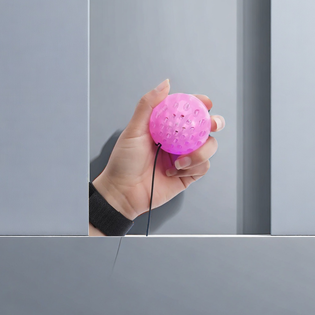 Children's special luminous wrist elastic ball with rope, swing ball, wrist strength ball, throw back force ball, stress-relieving wonder, luminous toy, fun sports, wrist strength training ball Application Scenario