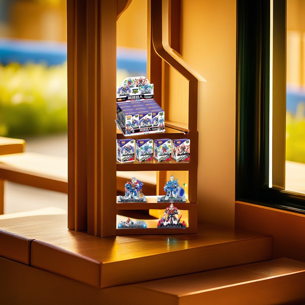 Children's toys, creative building blocks, transformable steel models, educational toys, imaginative gifts for children Application Scenario