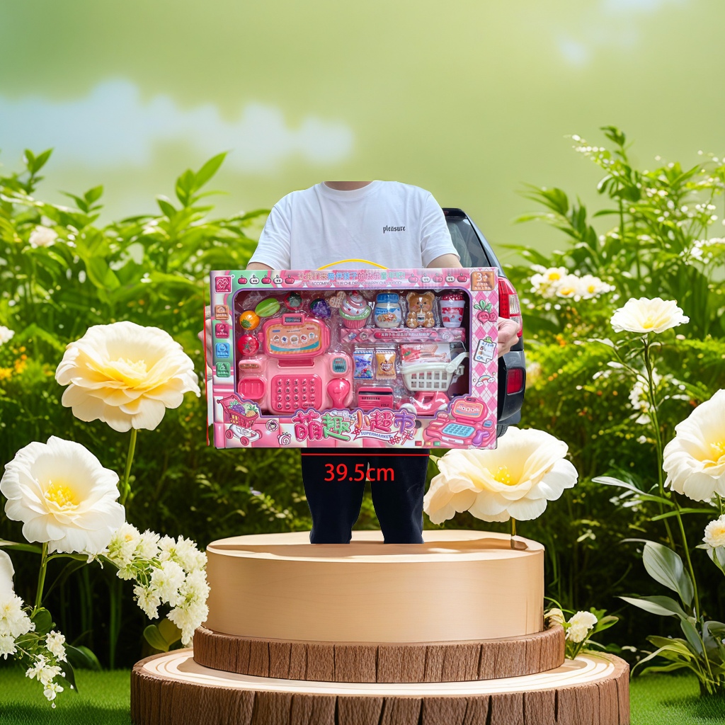 Children's role-playing toy sets, simulated meals, kitchen cash register accessories, girls' training institutions, gift boxes, wholesale zone, other categories, new styles details Picture