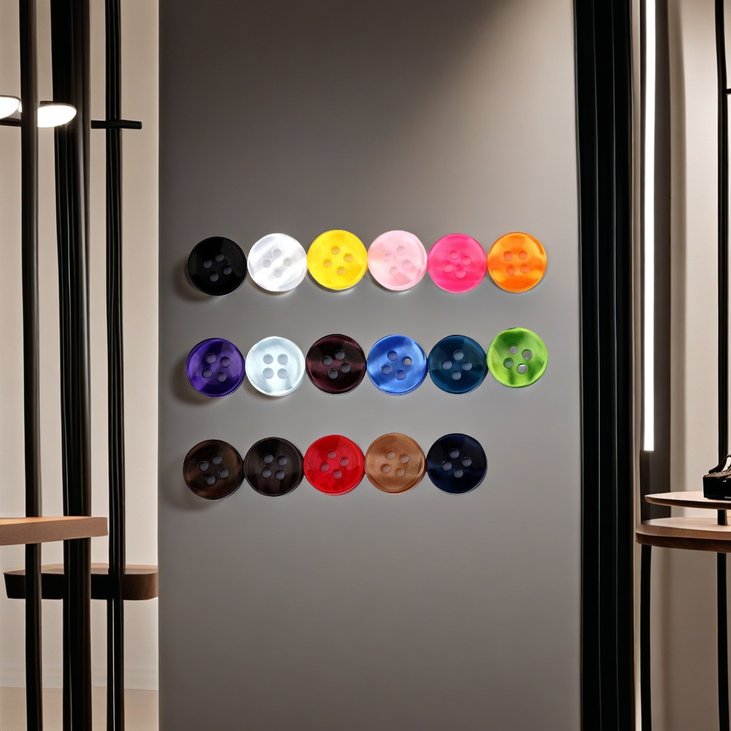 厂家直销 高品质树脂衬衫钮扣 环保耐用 时尚潮流装饰扣子