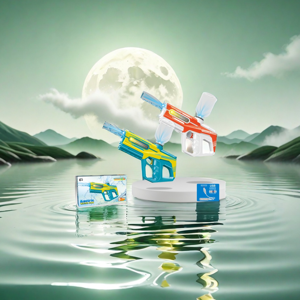 Novel toy water gun mixed color and mix style summer outdoor children's water spray toy, safe, non-toxic and environmentally friendly material pet toy