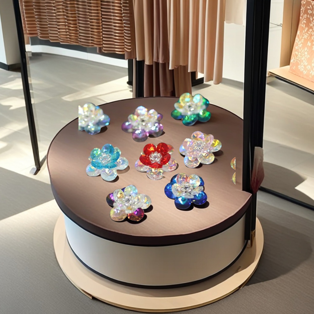 The most popular and dazzling crystal flower jewelry, exquisite handicrafts, gifts, decorations, high-end jewelry, and jewelry box packaging Application Scenario