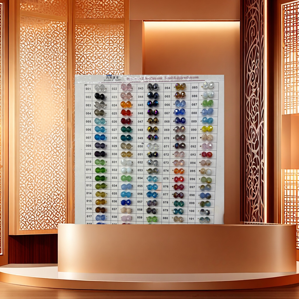 The dazzling crystal bead series of jewelry features exquisite handcrafted beaded necklaces, bracelets, earrings and a set of fashionable ladies' fine accessories Application Scenario