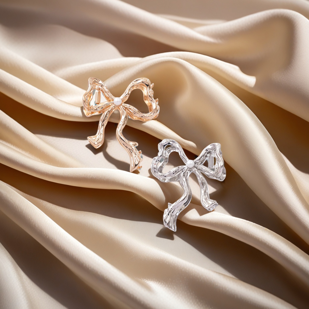 发夹/蝴蝶结/抓夹/醋酸抓夹/抓夹批发白底实物图