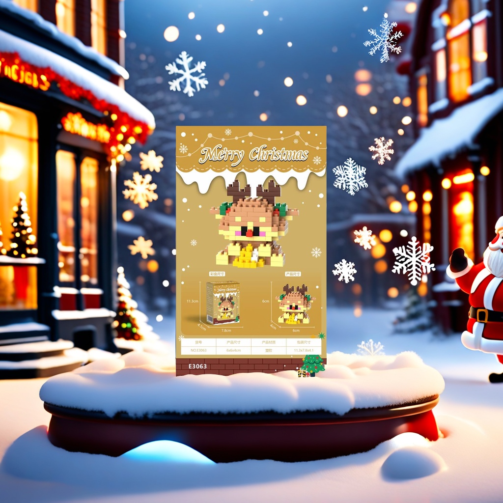 圣诞老公公细节图