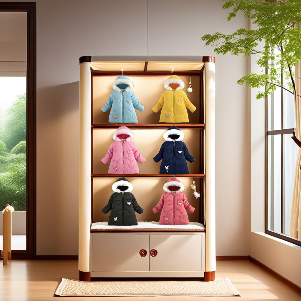 童棉袄/棉服实物图