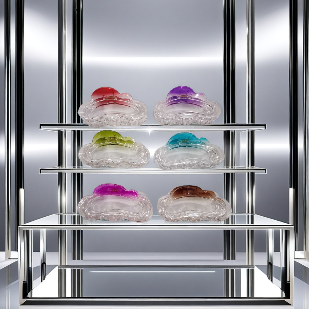 A fashionable new transparent two-color patchwork women's handbag, lightweight, practical and large-capacity shopping bag Application Scenario