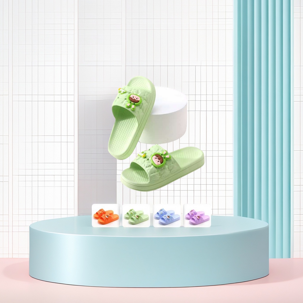 "时尚女士夏季拖鞋 水晶跟凉鞋 踩屎感鞋 轻巧舒适 凉拖 透气耐磨"