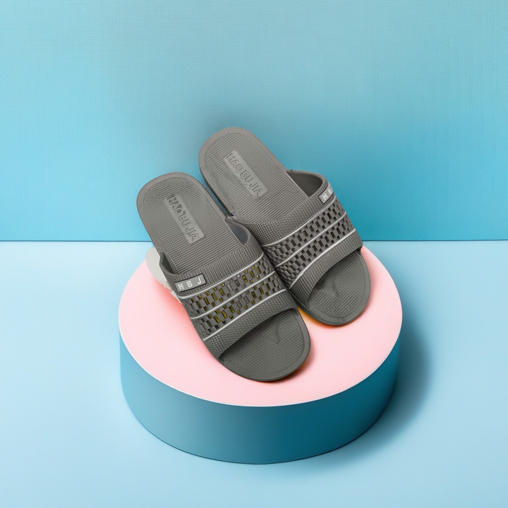 拖鞋夏季男式防滑耐磨浴室家居拖鞋产品图