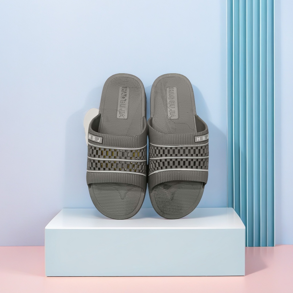 拖鞋夏季男式防滑耐磨浴室家居拖鞋细节图