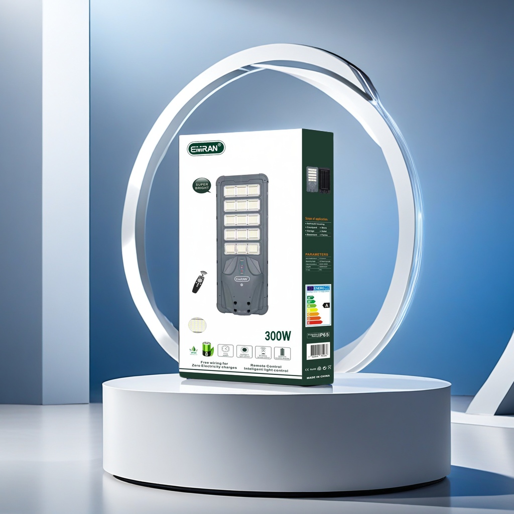 The solar-powered integrated street lamp head is super bright details Picture