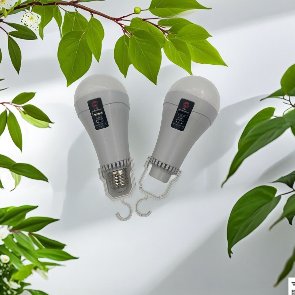 Solar bulb, charging lamp, emergency light, charging lamp, plug-in with light, environmentally friendly and energy-saving, bright, safe and reliable details Picture