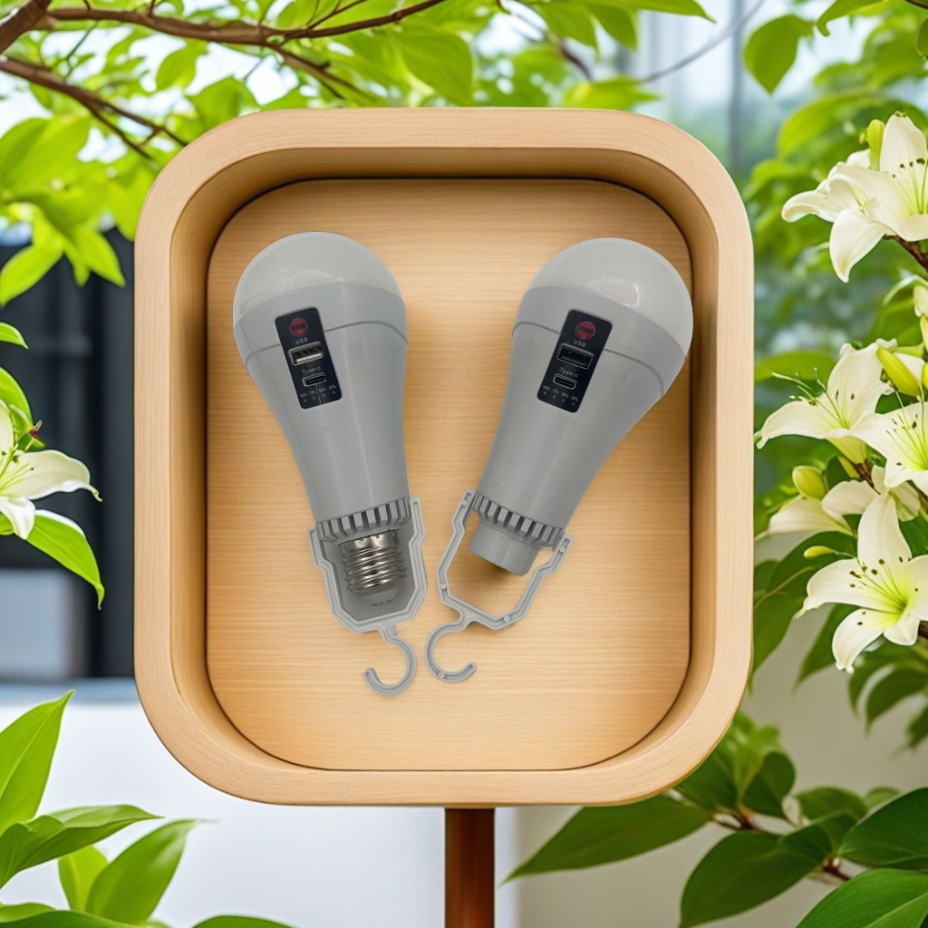 Solar bulb, charging lamp, emergency light, charging lamp, plug-in with light, environmentally friendly and energy-saving, bright, safe and reliable Application Scenario