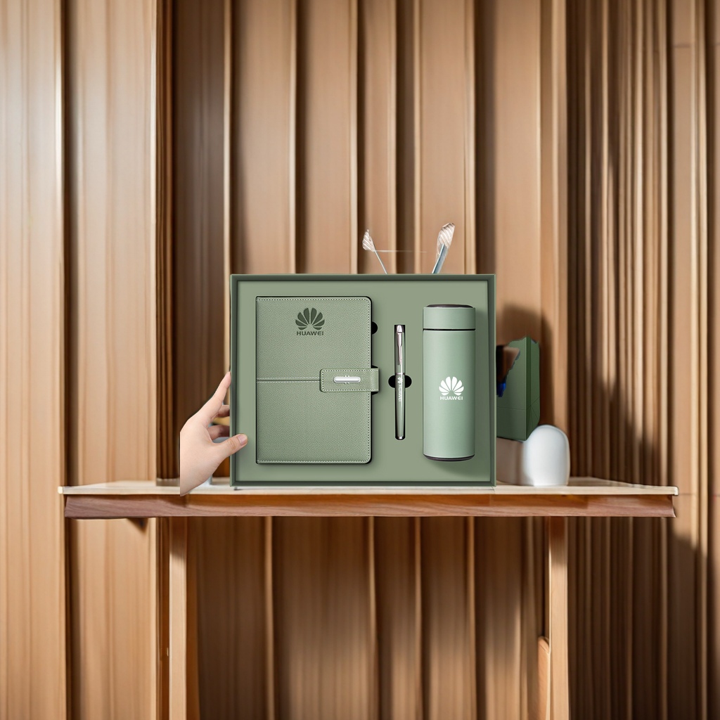 Wholesale of high-end business notebook set gift boxes, high appearance level insulated cups as souvenirs, office work notebooks, practical and portable notebooks, notebook sets details Picture