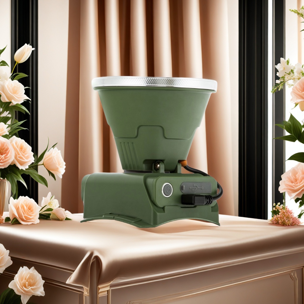 Outdoor large headlamp, USB charging high-intensity lamp for outdoor fishing, portable detachable outdoor headlamp, high brightness and long battery life details Picture