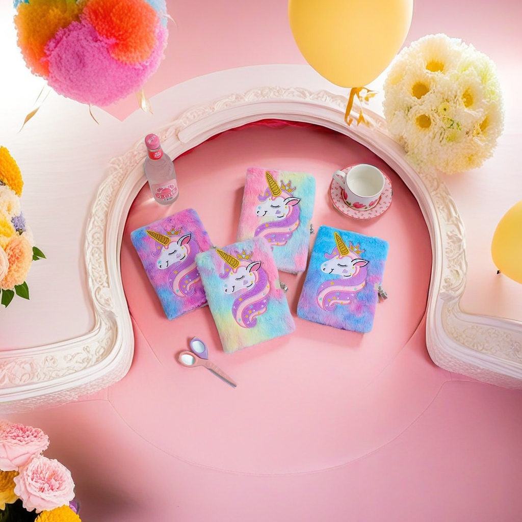 儿童礼盒套装 毛绒日记本 玩偶记事本 精美毛绒记事本 温馨可爱 记录生活点滴 情感表达礼品