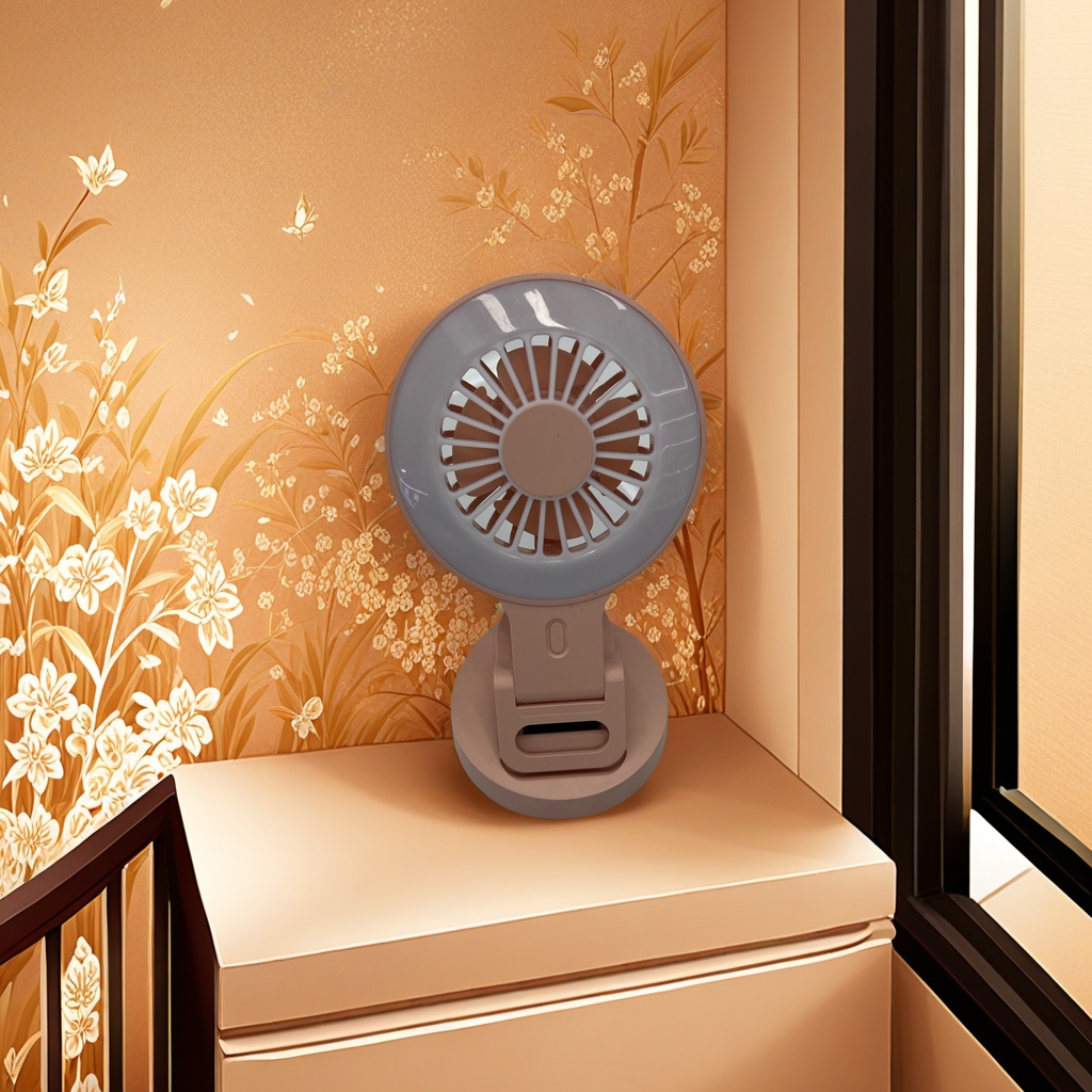 便携式迷你小风扇 USB充电 静音强风力 桌面办公室学生宿舍必备夏日清凉神器