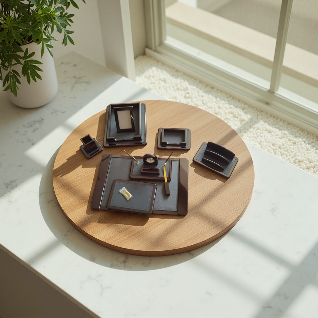 高级商务办公套装 组合套装 简约设计 多功能文具盒笔记本鼠标垫一体化办公用品1详情2