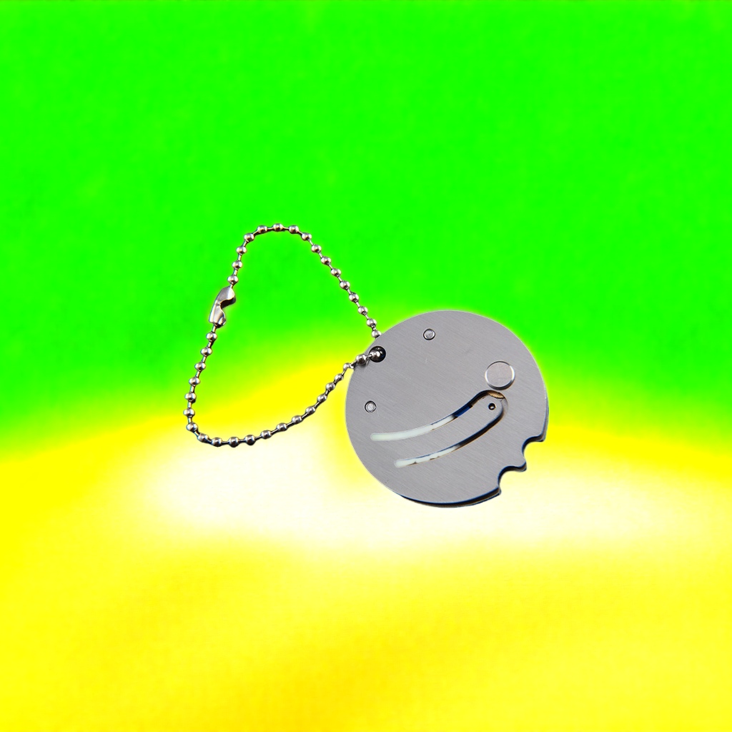 Mini outdoor folding knife, coin knife, multi-functional portable keychain knife, stainless steel fruit knife, folding knife, lightweight and practical, easy to carry with safety protection Application Scenario