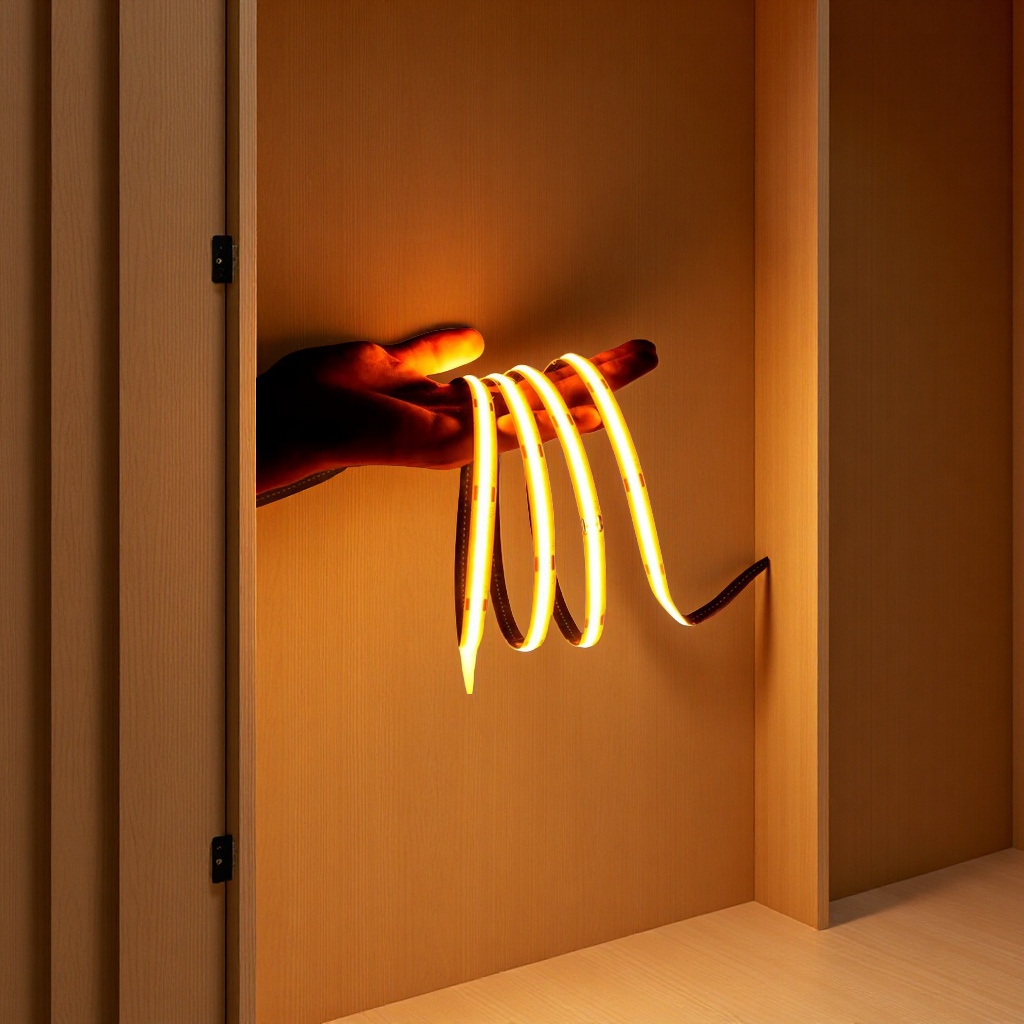 Tira de luz LED de electricidad seca tira de luz de control remoto tira de luz de ahorro de energía y protección del medio ambiente tira de luz decorativa de iluminación interior y exterior tira de luz LED luz de color rico cool