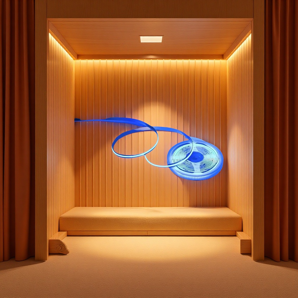 Dry electric LED light strips, remote control color-adjusting light strips, indoor decorative lighting LED light strips, light strip sets, complete light strip accessories Application Scenario