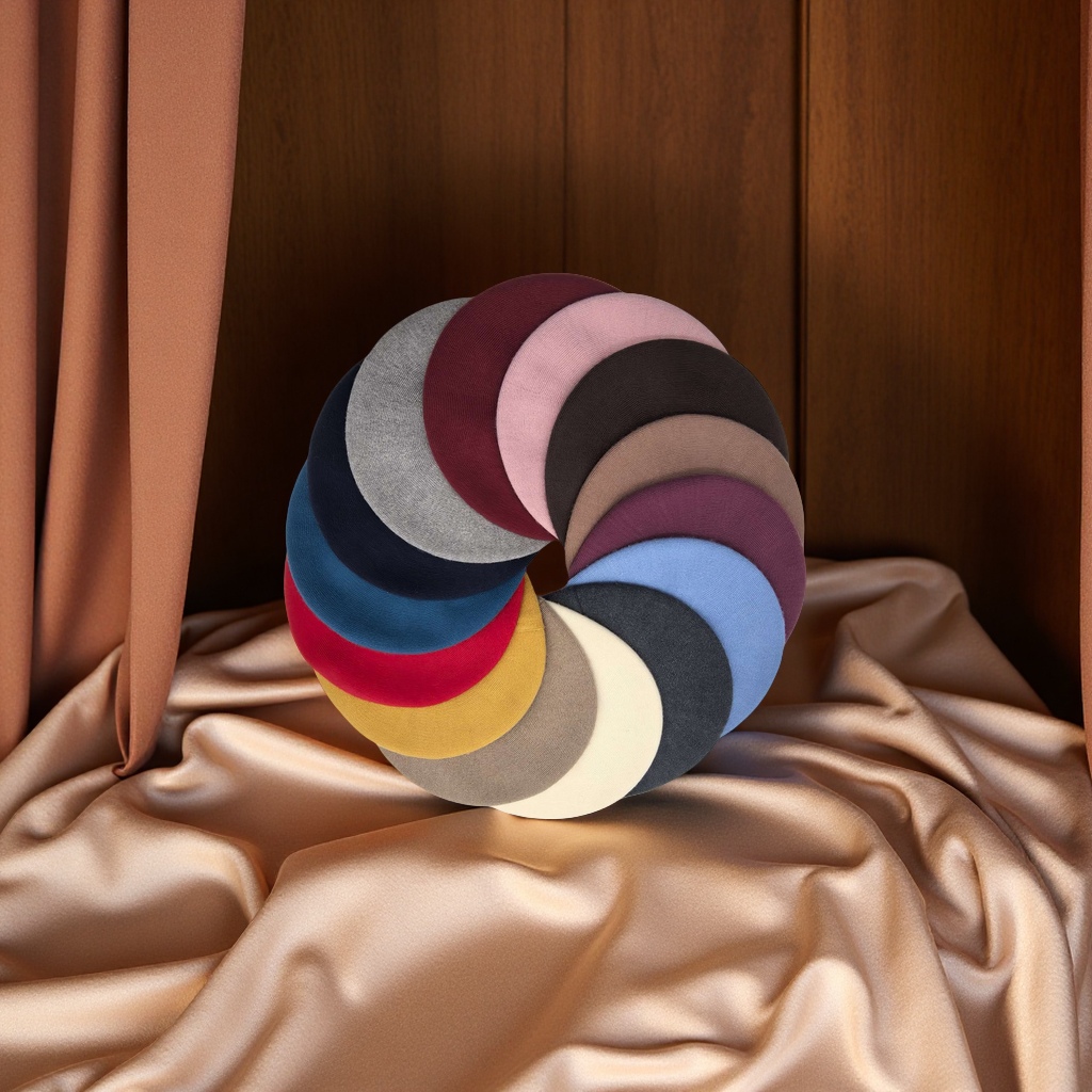 Women's cashmere beret hats, children's hats, baby beach hats, fisherman hats, headscarves, fashionable clothing accessories, suitable for outings, sun protection, children's sensitive skin hats, hats Item Picture