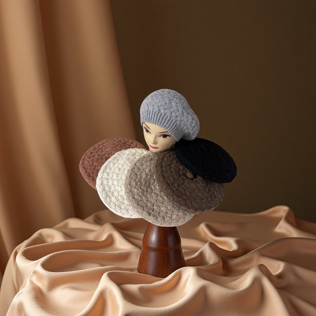 成人帽沙滩帽 渔夫帽 防晒透气 贝蕾帽子 夏季新款 女生百搭可爱帽子