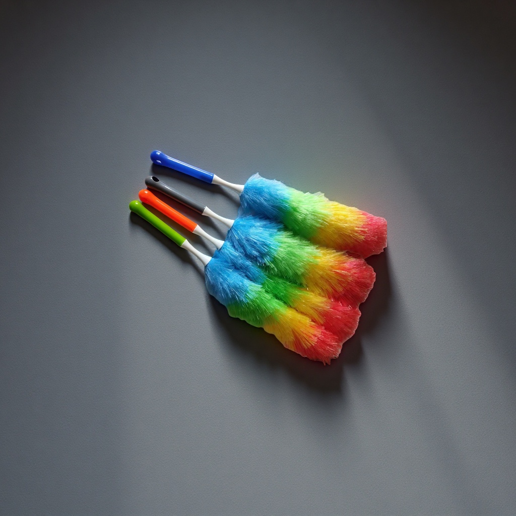 除尘掸、桌面扫实物图