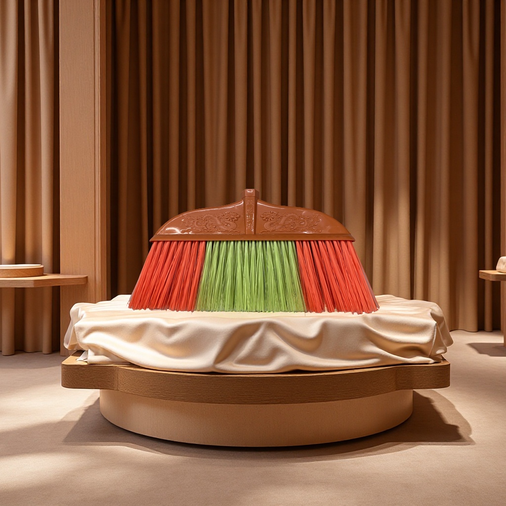 新款扫帚亮丝扫把 家用清洁工具 工厂直销 高品质耐用扫把白底实物图