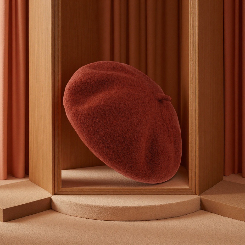 The British retro wool beret is a versatile choice for women in autumn and winter. The Korean version of the fashionable and trendy round face matching beret is now available in other categories Specification image