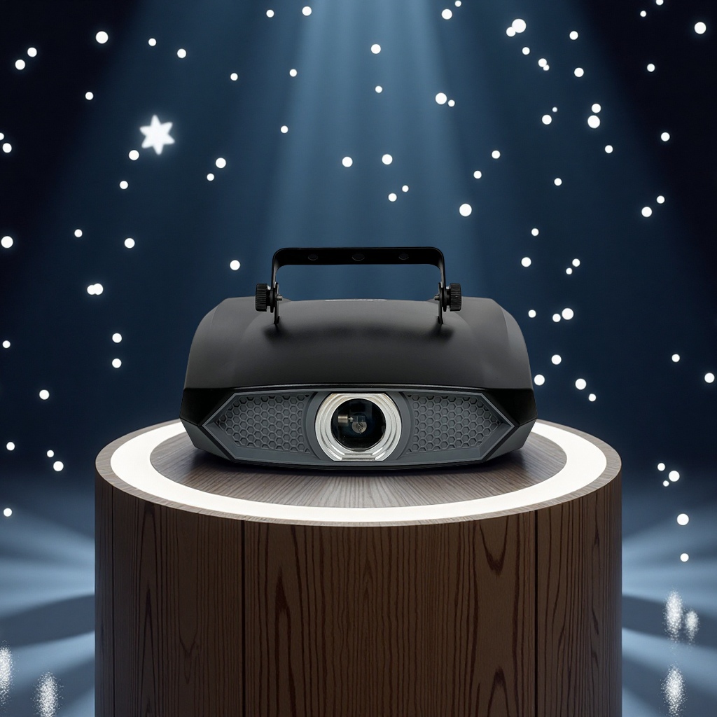 New 5W white star snowflake laser light stage lighting wedding bar KTV bungee di effect cool stage lighting equipment Other categories Item Picture