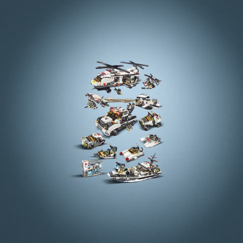 Lego Children's Toy Solo Wanderer Series Transformable Steel Character Model Creative Building Block Set details Picture