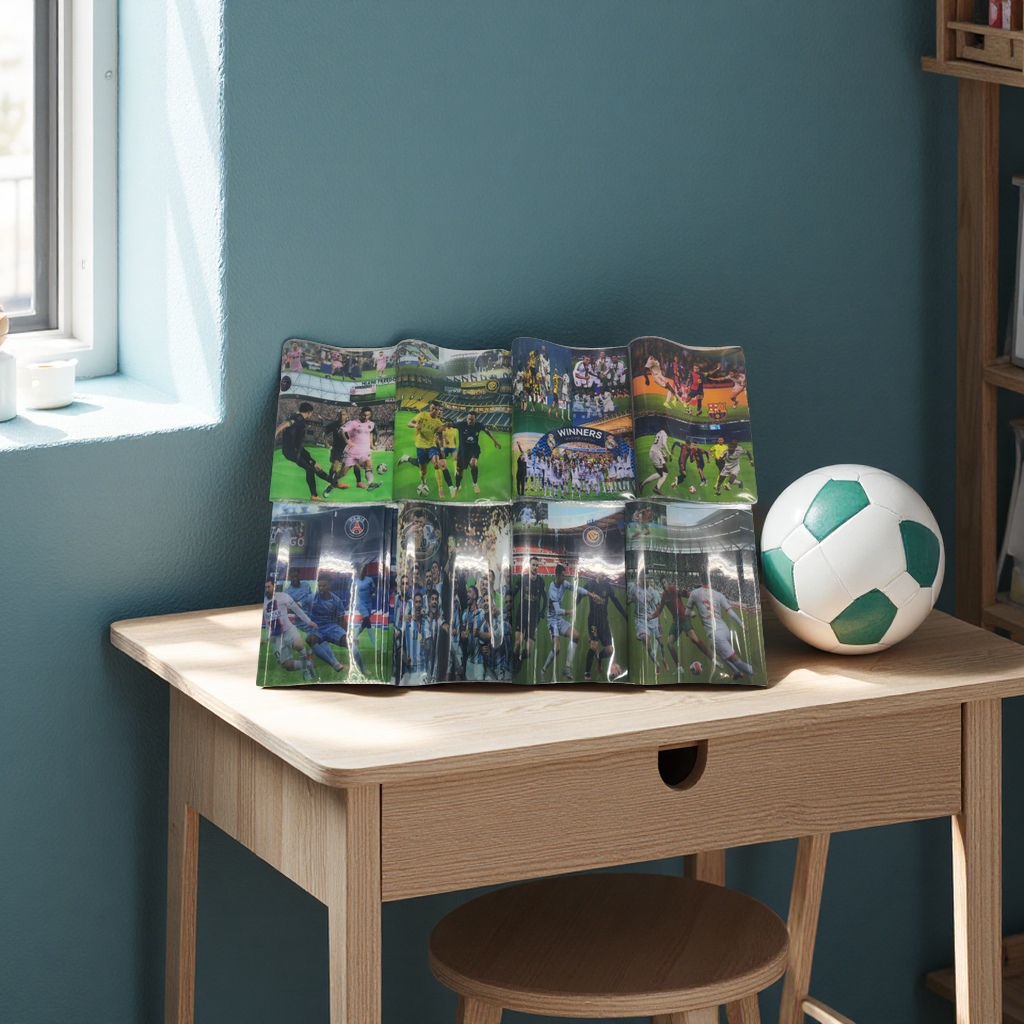 OPP环保书套 透明防水书皮 保护书籍不易磨损 足球明星阅读更愉快