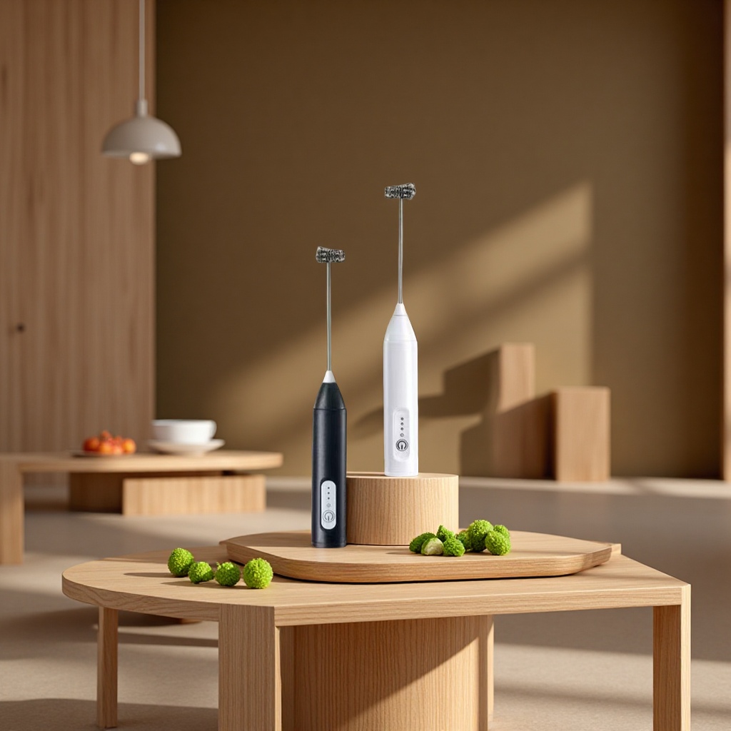 Home wireless mini electric egg beater, handheld cream whipping wonder, milk frother, cappuccino-specific blender, a great helper for easy baking details Picture